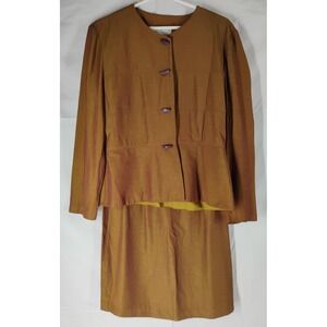 Vintage Lois Snyder Dani Maxi Women's Sz 8 2pc Skirt Shirt Outfit